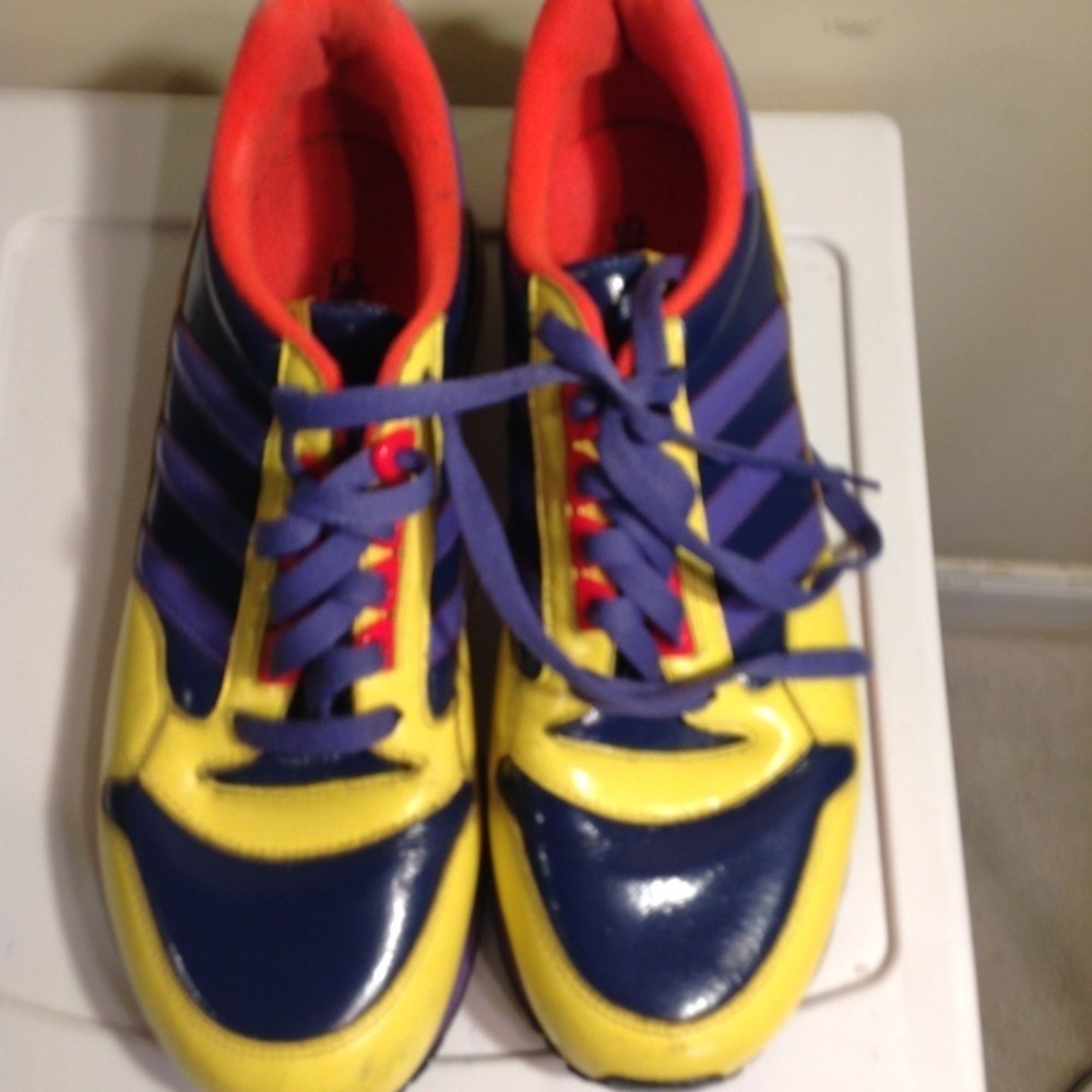 Adidas Originals ZX 700 â€" Multi-Color (Yellow/Blue/Red) â€" Menâ€™s Size 10